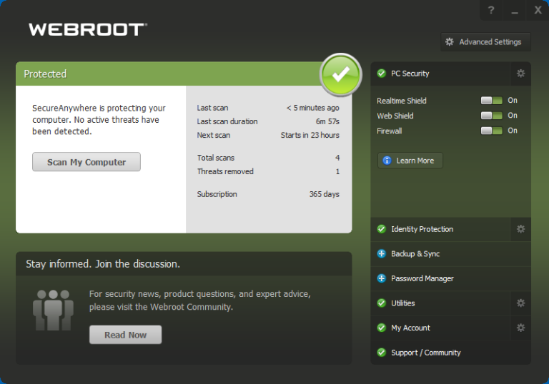 Webroot SecureAnywhere AntiVirus Review